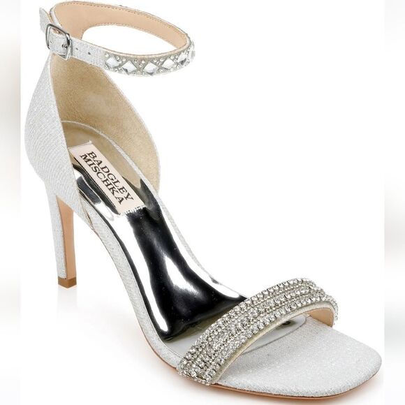 Badgley Mischka Urina Heeled Sandals NIB GORGEOUS - Picture 10 of 10